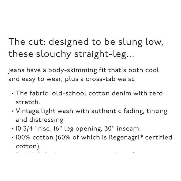 MADEWELL Low Slung Straight Jeans Women 27 Light Wash Slouchy 100% Cotton NO655 - Picture 2 of 16